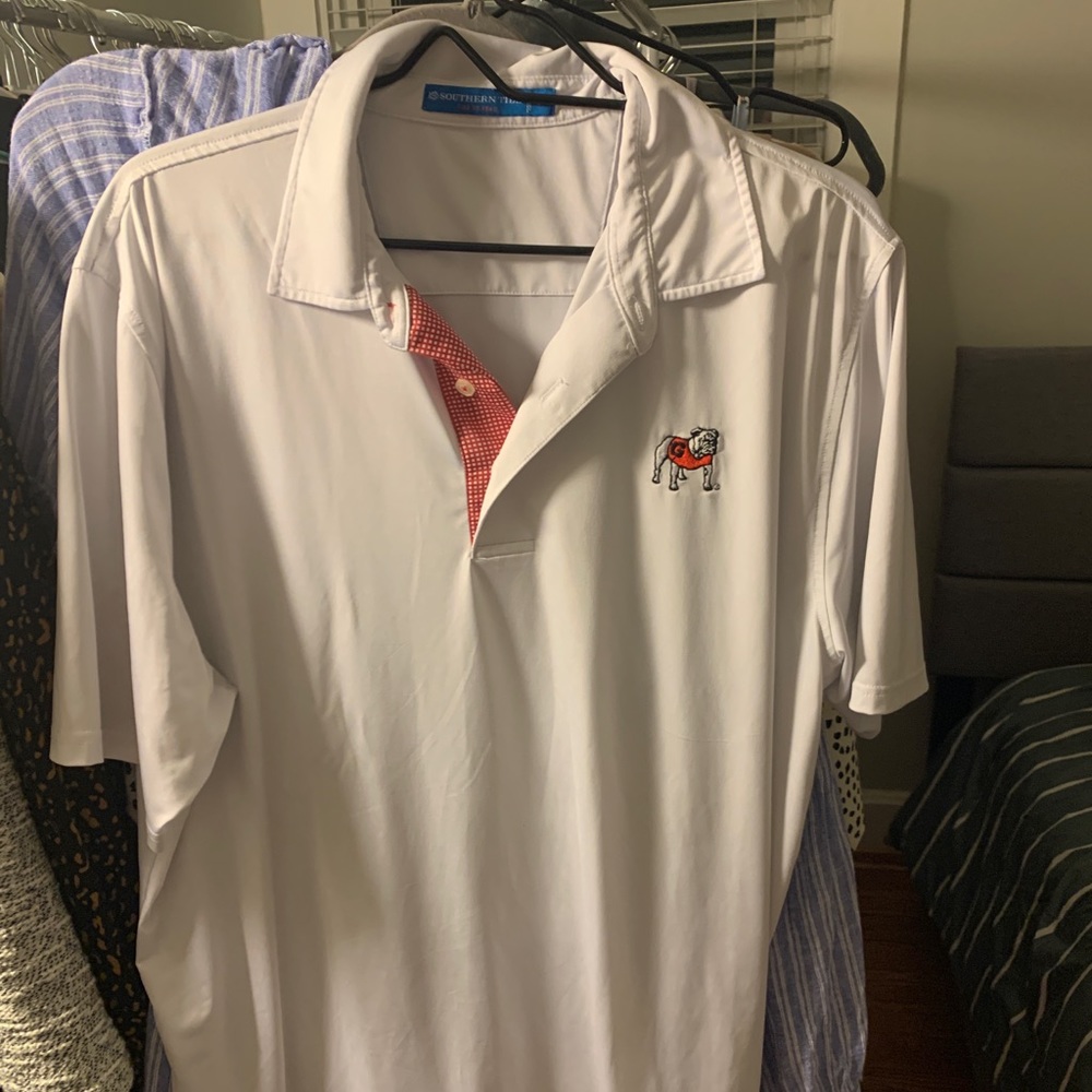 Southern Tide Georgia Bulldogs Performance Polo